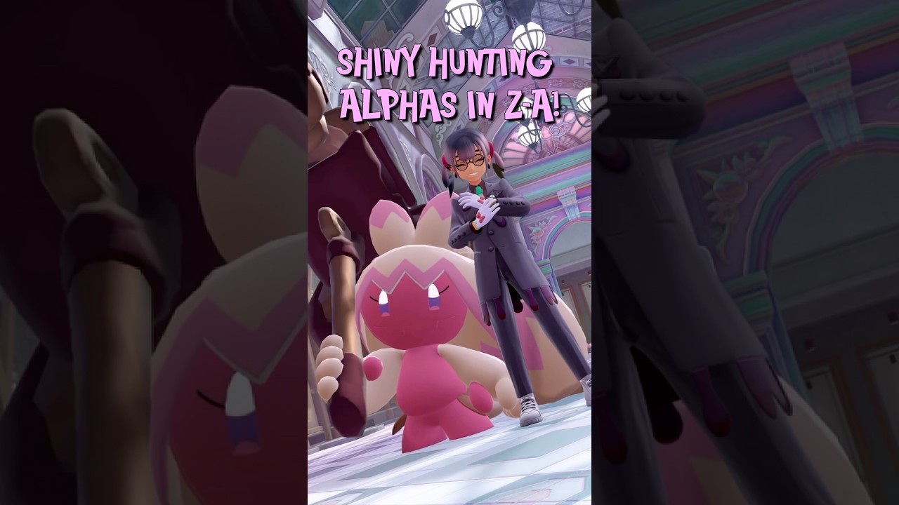 Shiny Hunting ALPHAS in Legends Z-A is 😍 