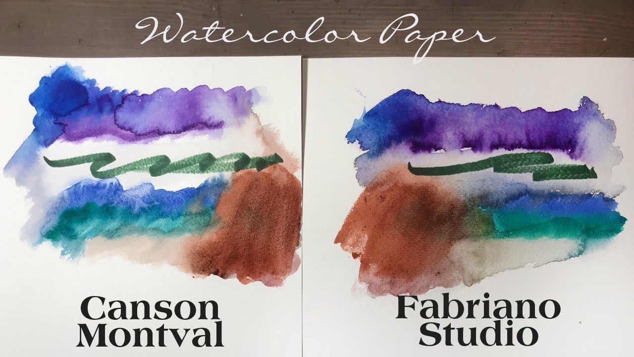 Canson VS Fabriano (Student Watercolor Paper) | Vlogmas Day 8
