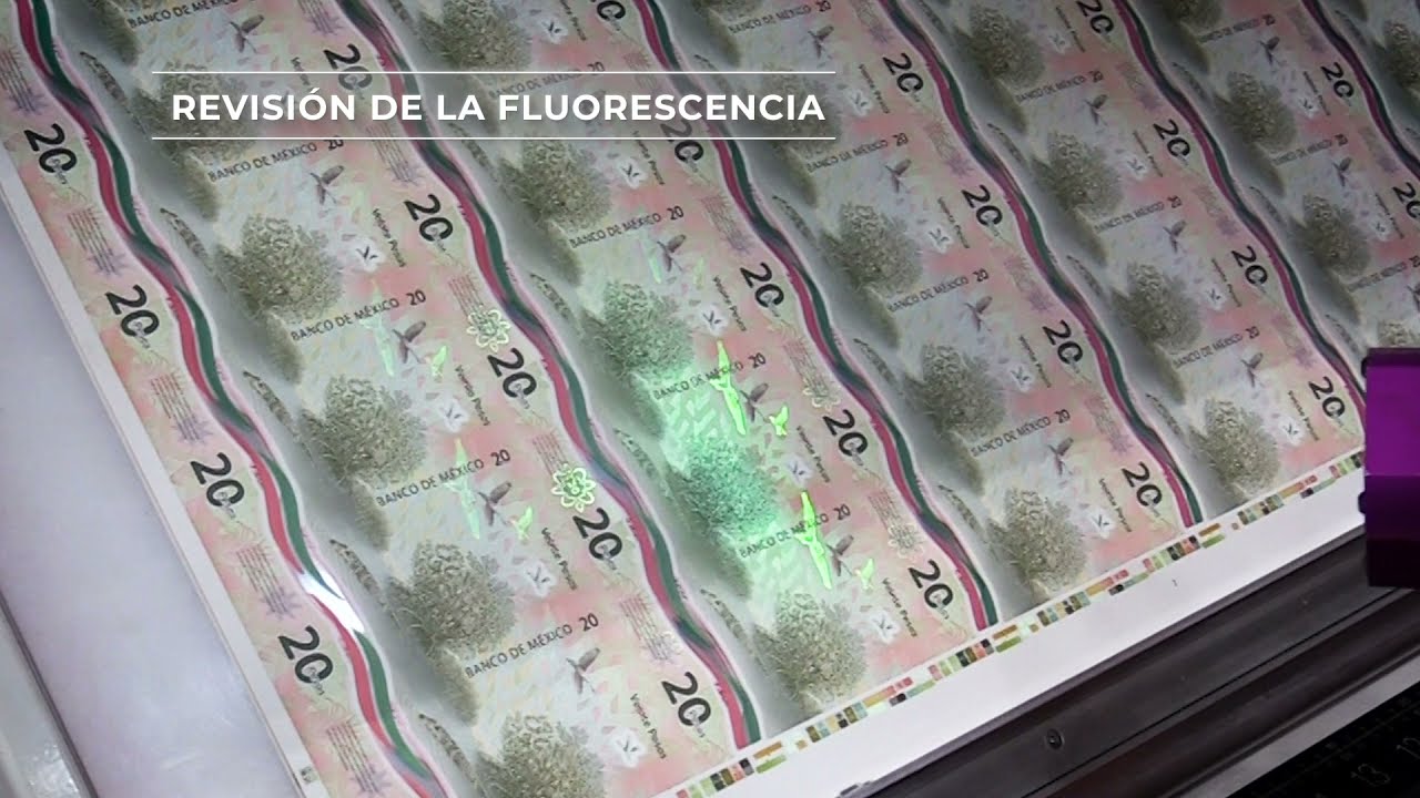 Billete de 20 pesos de la familia G, Bicentenario Independencia - proceso de fabricación