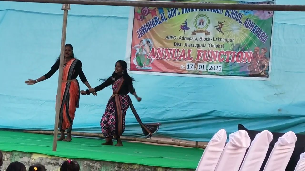 Annual function 2026 Adhapara #function #sambalpuri dance #schoolprogrm