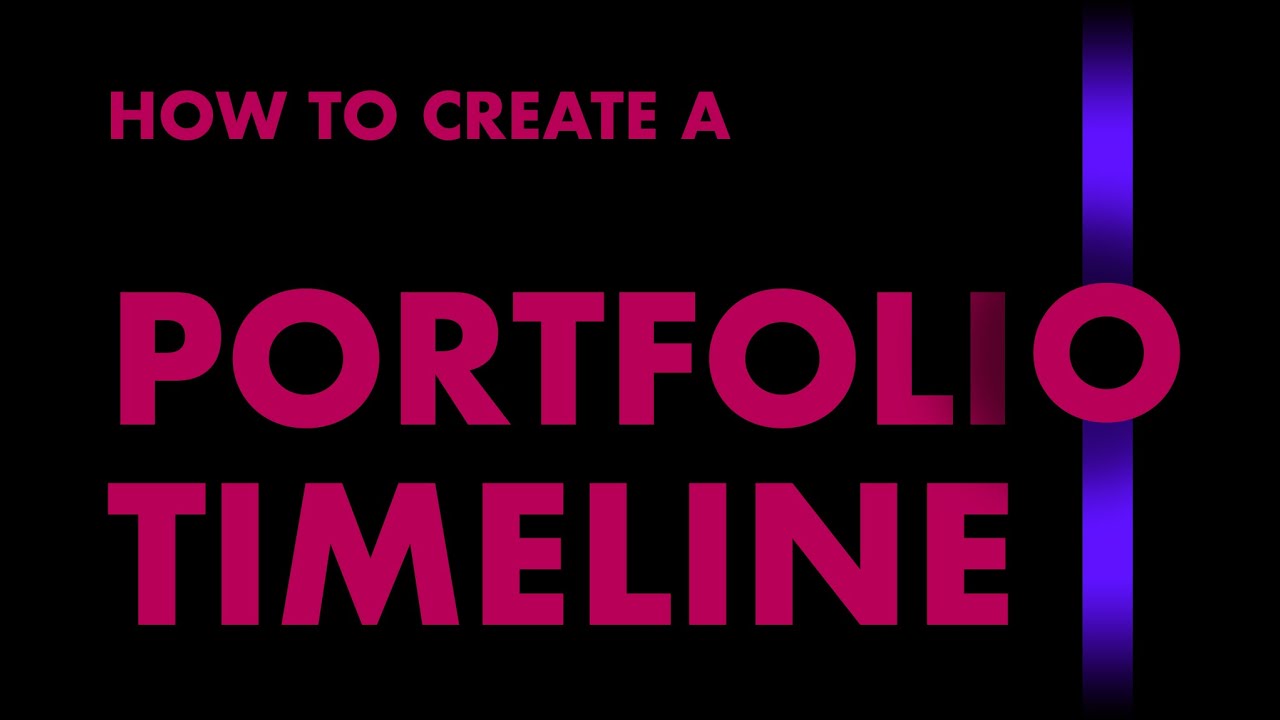 How to Create a Portfolio Timeline | Editor X