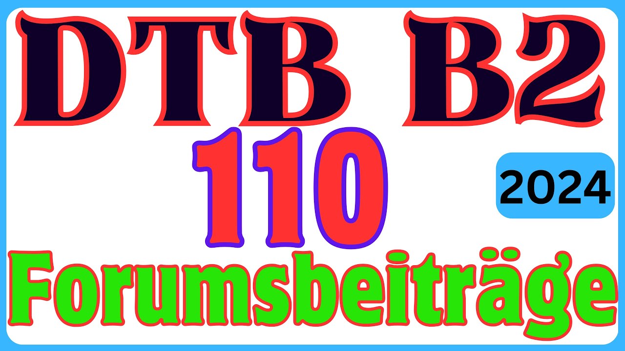 110 Forumsbeitr&auml;ge Telc B2 Beruf / Beispiels&auml;tze f&uuml;r deinen Erfolg