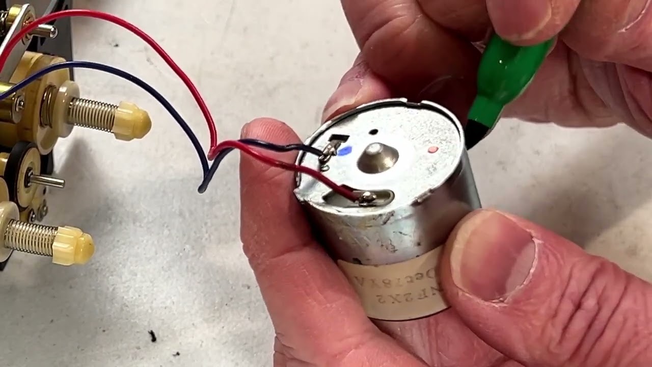 Servicing the Pioneer RXM-047 Take Up (Reel) Motor from my CT-F900