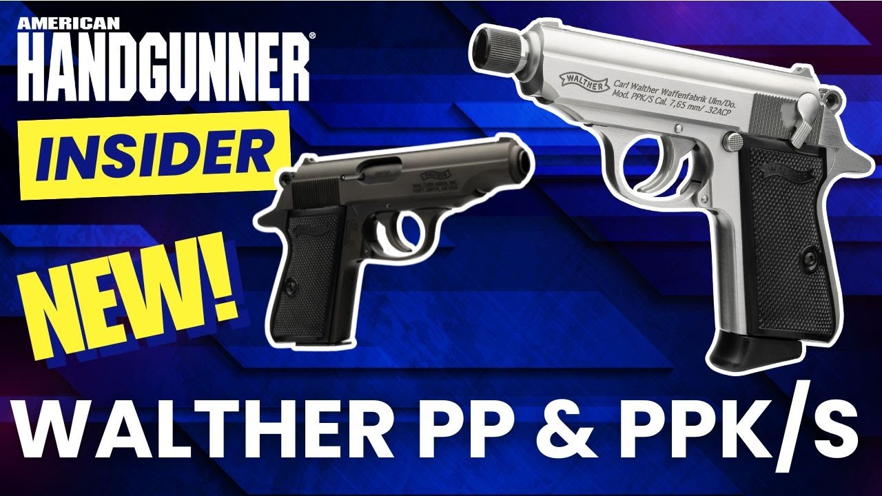 Возрождение классики — новые модели Walther PP и PPK/s с резьбой!