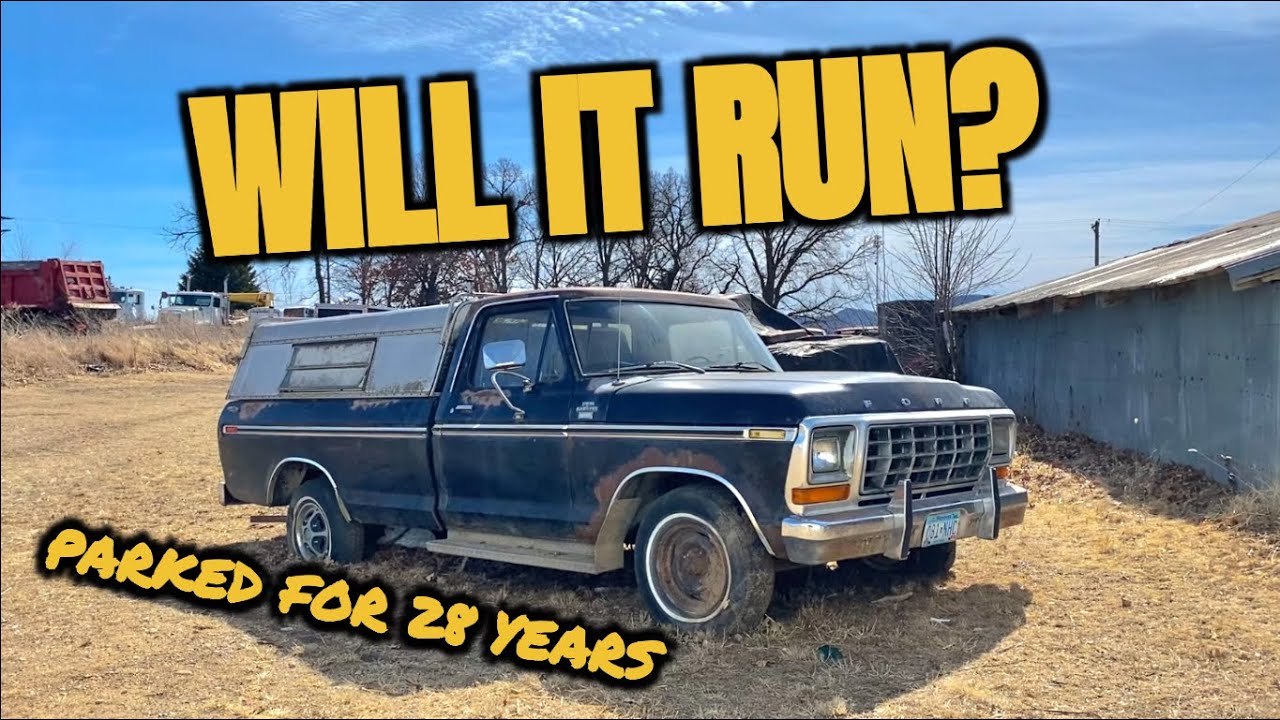 WILL IT RUN, 1978 FORD F-150 after sitting for 28 years
