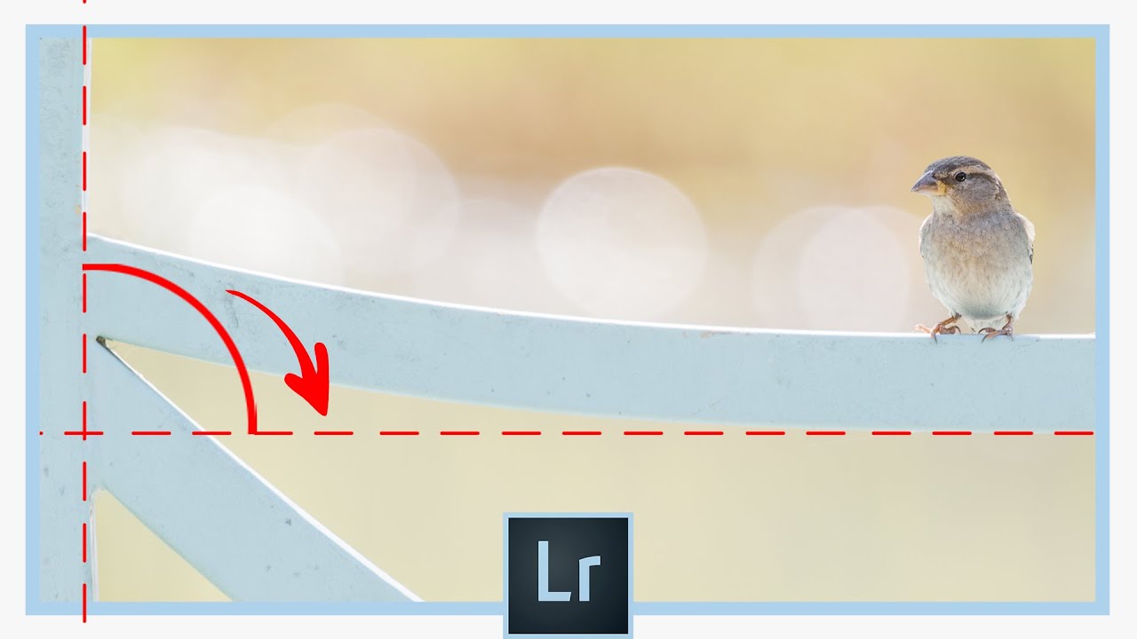 Comment redresser une photo dans Lightroom