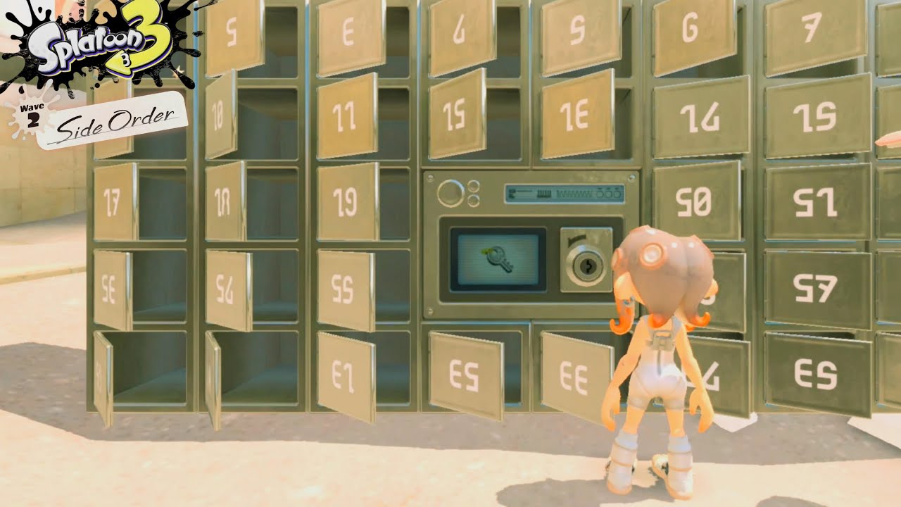 Splatoon 3 Side Order - Opening ALL 60 Locker Keys + Agent 8 Gun Palette