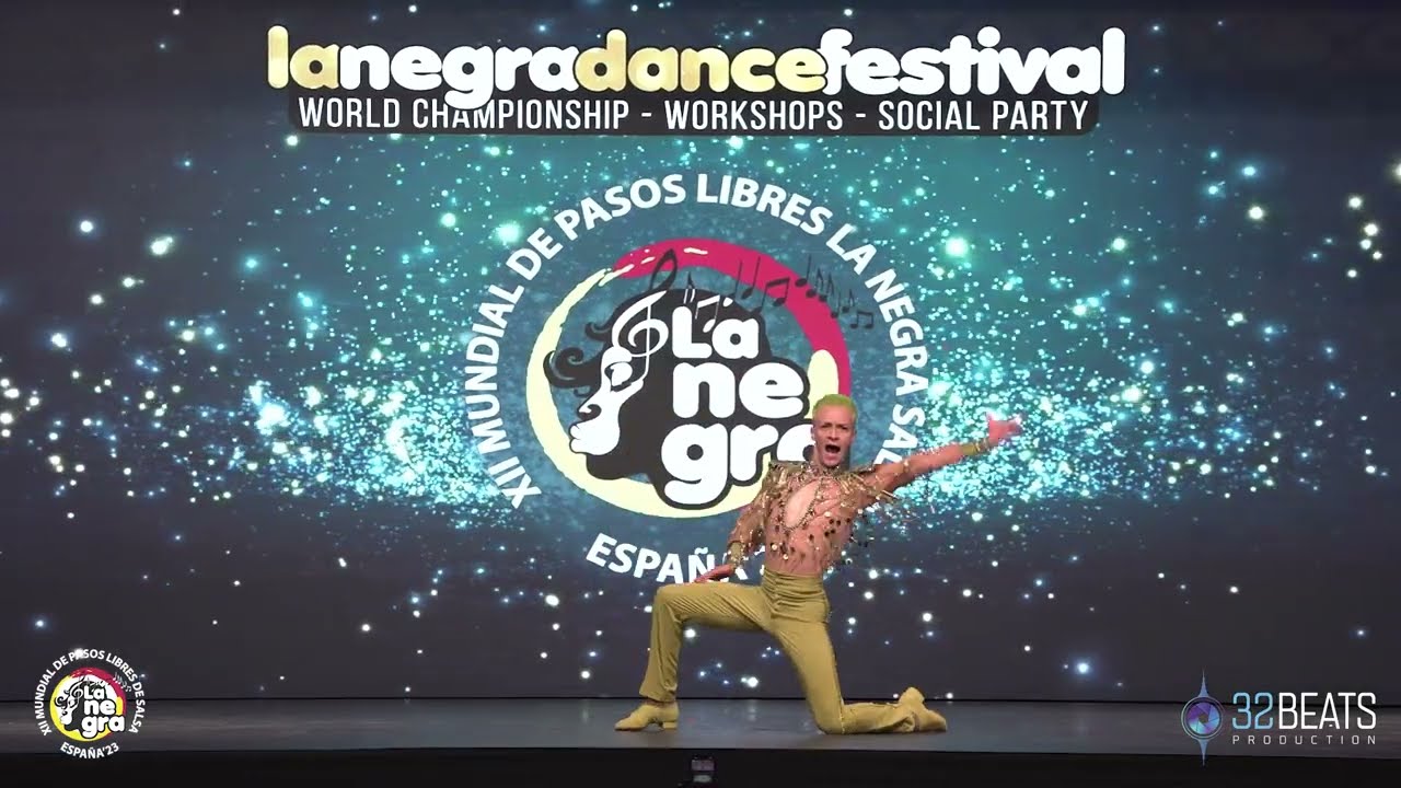 YENIER JIMENEZ 3⁰ PUESTO FINAL SOLISTA MASCULINO SALSA Mundial de Pasos Libres La Negra Salsa 2023