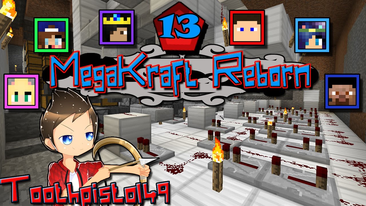 Tooth's MegaKraft Reborn SMP |13| - Storage Room Automation!
