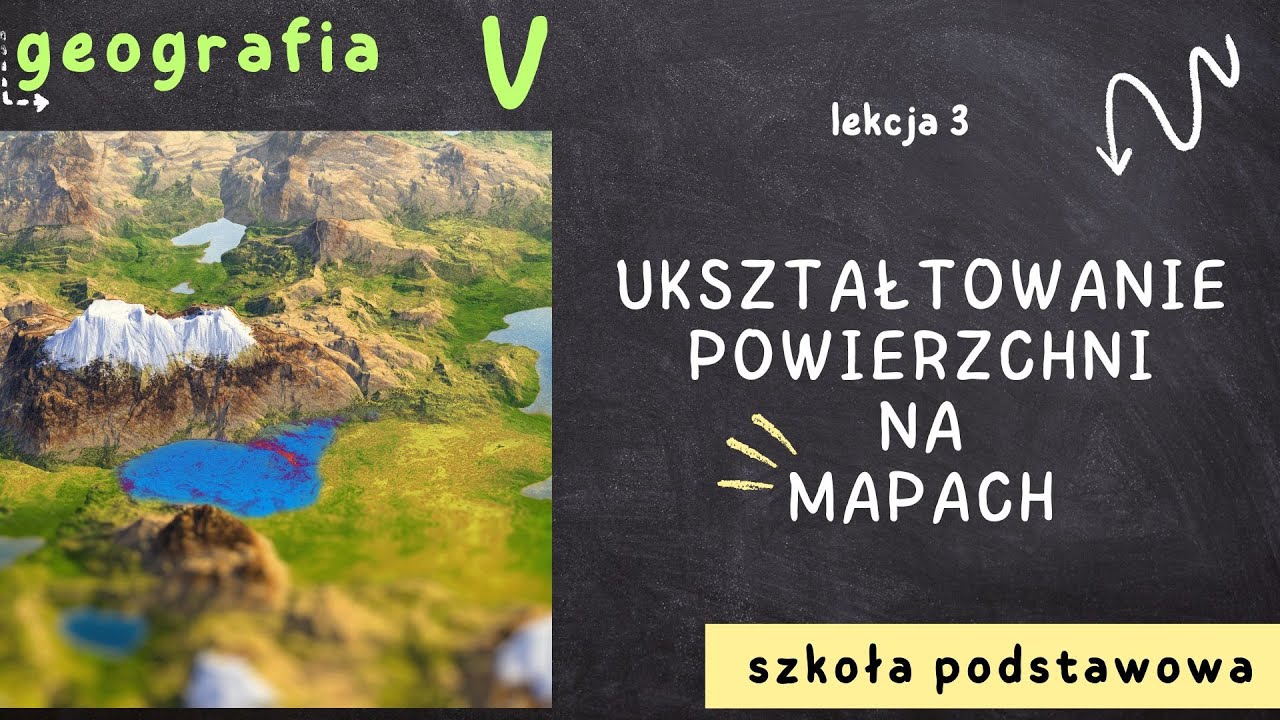 Geografia klasa 5 [Lekcja 3 - Ukształtowanie powierzchni na mapach]