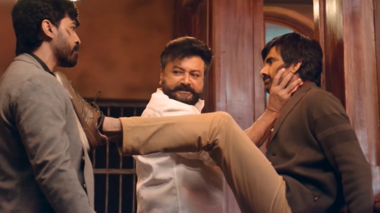 रवि तेजा ने अपने पिता के लिए गुंडों का किया खात्मा | Movie Name : Dhamaka  (2022)