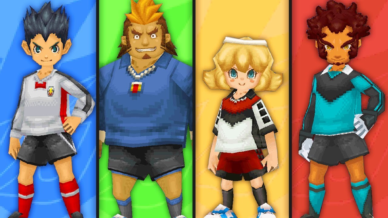 INAZUMA ELEVEN 3 All Team Uniforms (Nintendo DS)