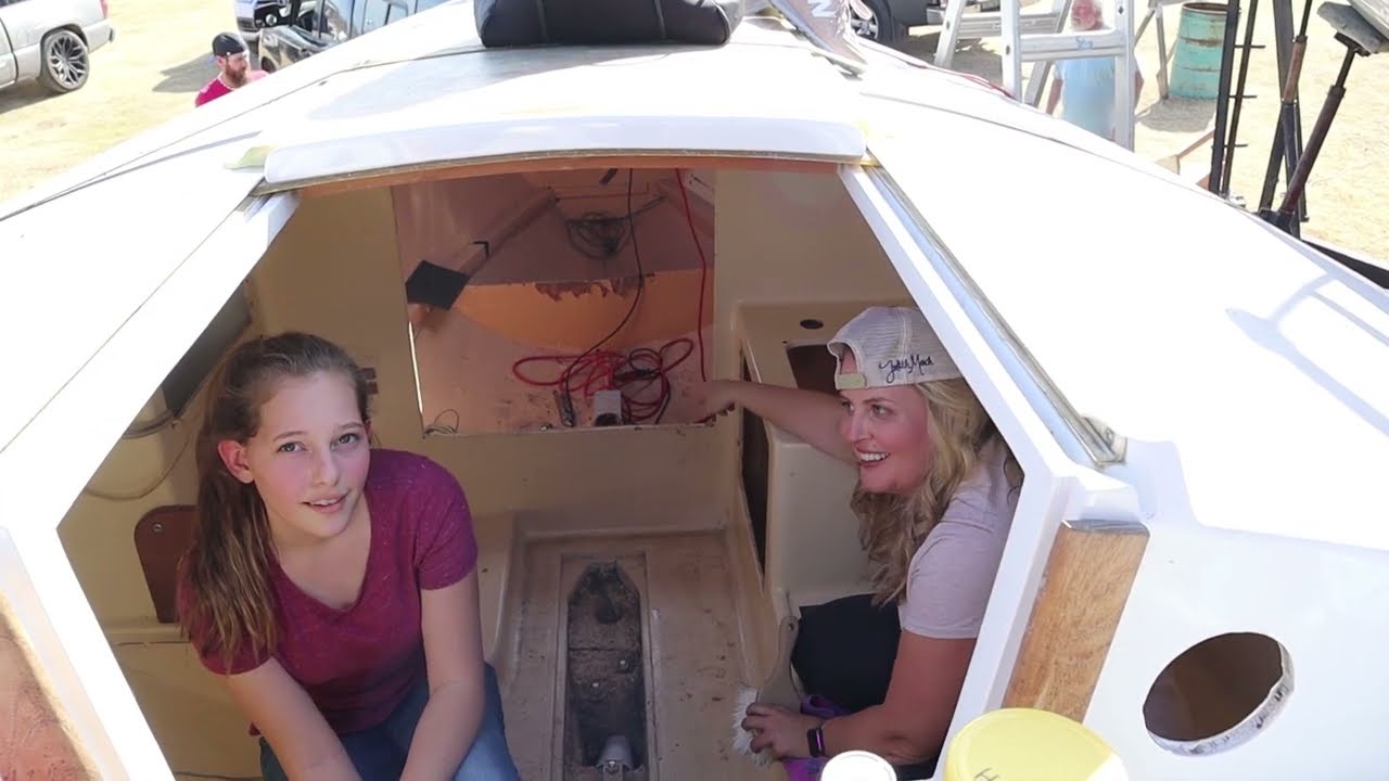 J24 boat build, making it a race boat from scratch, sort of.  Black Widow Racing J24, its only money