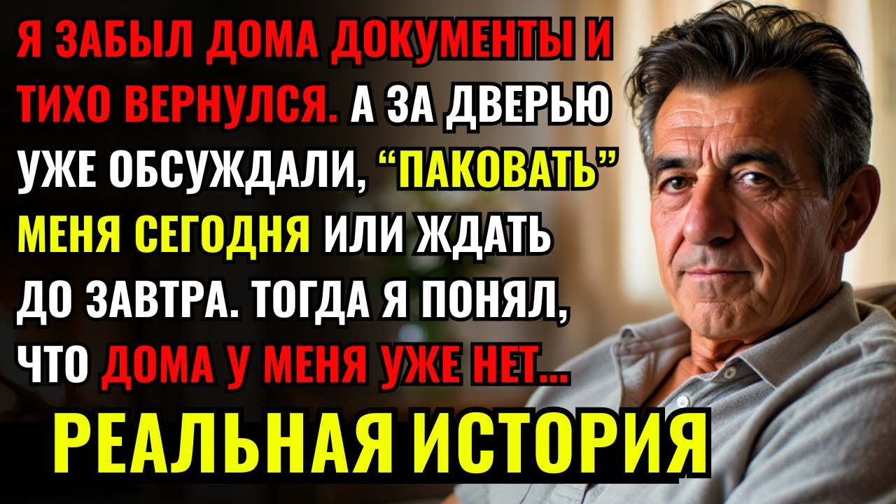 Я ЗАБЫЛ ДОМА документы И ТИХО ВЕРНУЛСЯ. За дверью я услышал как уже решали КОГДА лучше меня...