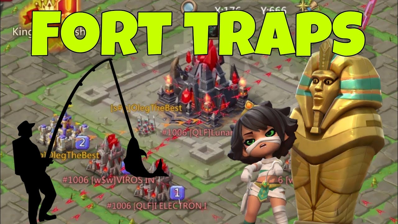 Lords Mobile - FORT TRAPS NON-STOP. Successful fishing on KVK. Big rally hits