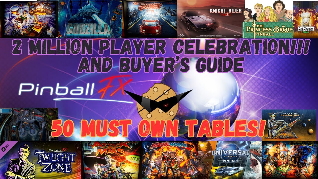 Pinball FX 2 Million Player Celebration and Buyer's Guide | 50 Must Own Tables!