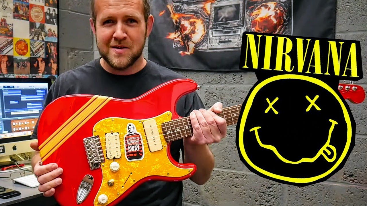Kurt Cobain Nirvana Inspired Stratocaster Build - Grunge Caster