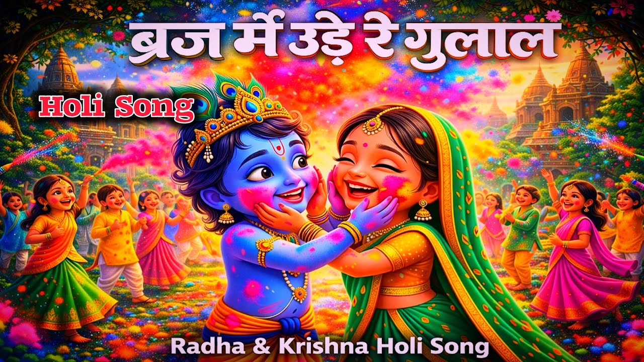 ब्रज में उड़े रे गुलाल | Radha Krishna Holi Song 2026 | Superhit Holi Bhajan | #bhajan #holi2026 