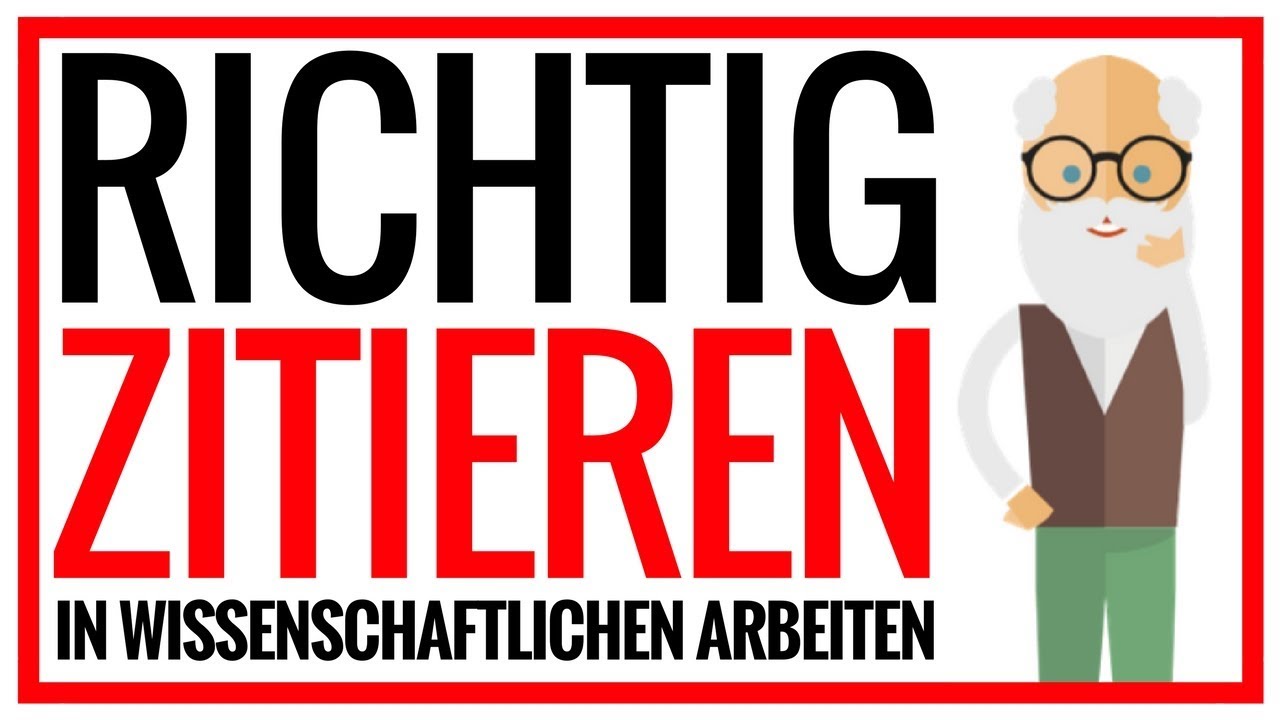 Richtig zitieren in wissenschaftlichen Arbeiten - So geht's! 🎓