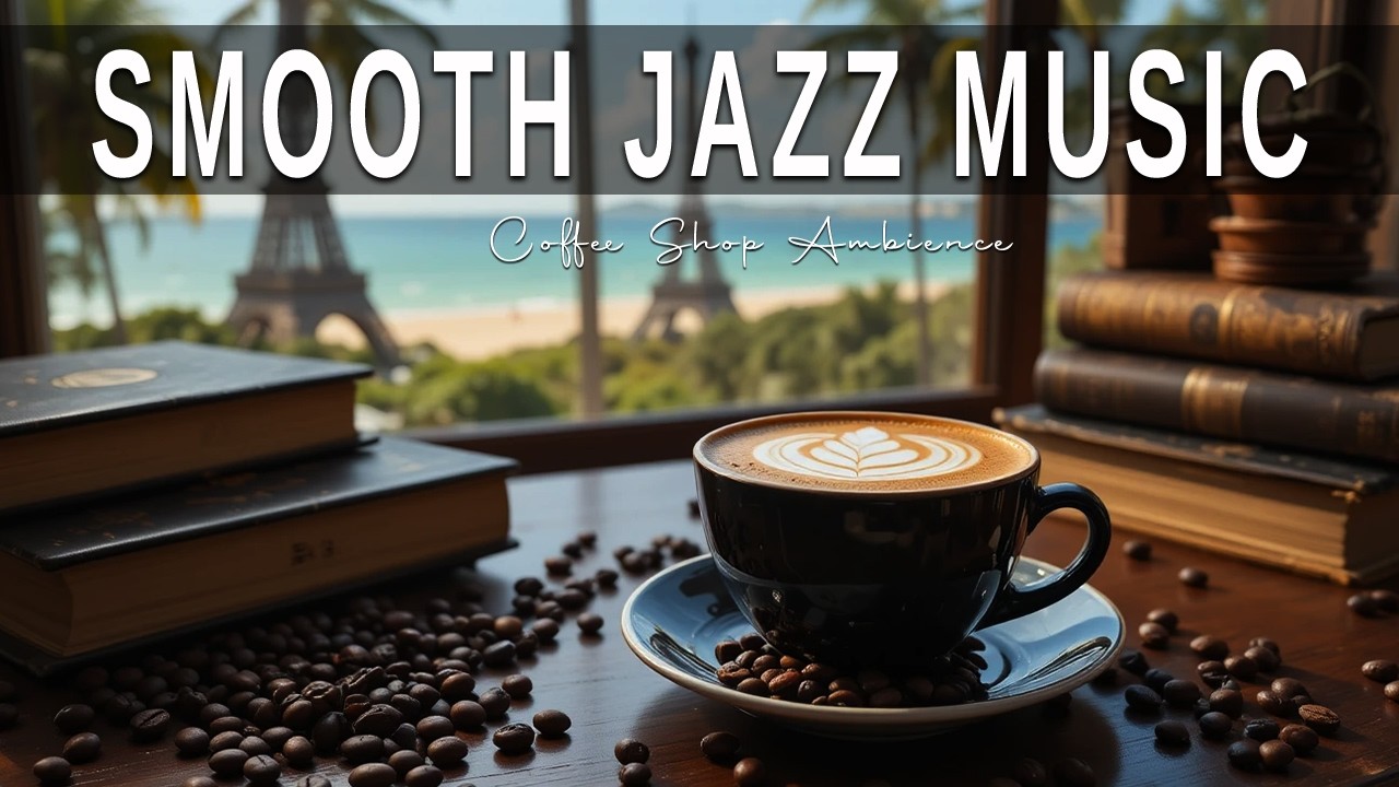 Smooth Jazz Music ☕ Bossa Nova background for Great Moods, Stress Relief & Relaxing