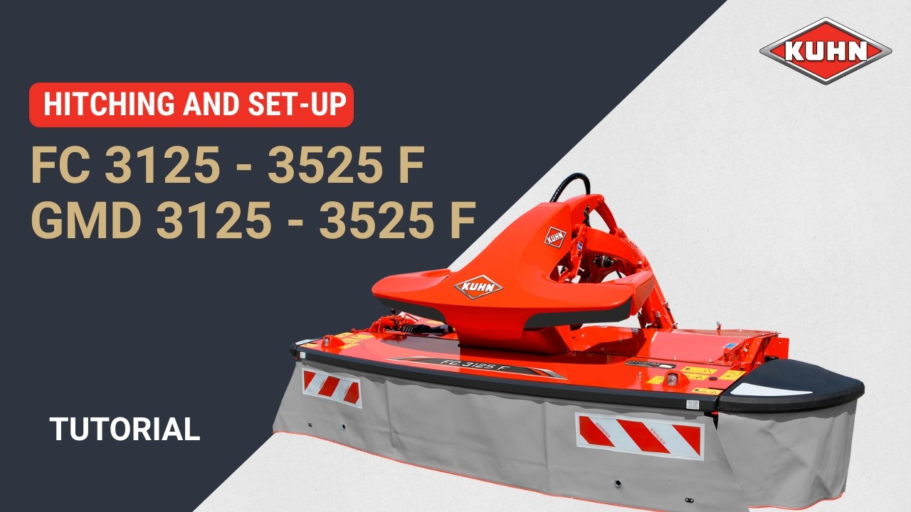 Tutorial | Machine settings -  hitching and set-up on front mowers | FC 3125-3525 F/GMD 3125-3525 F