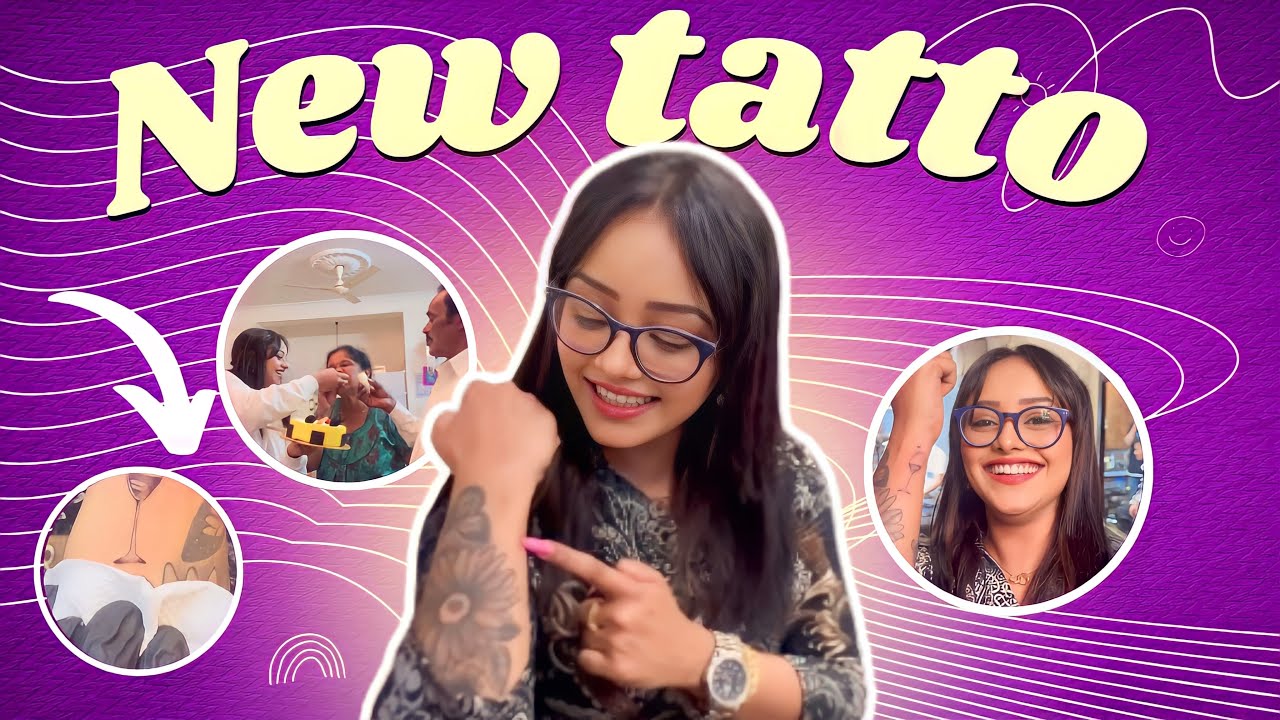 New year ge hosa tattoo 😍 | Dhanushree