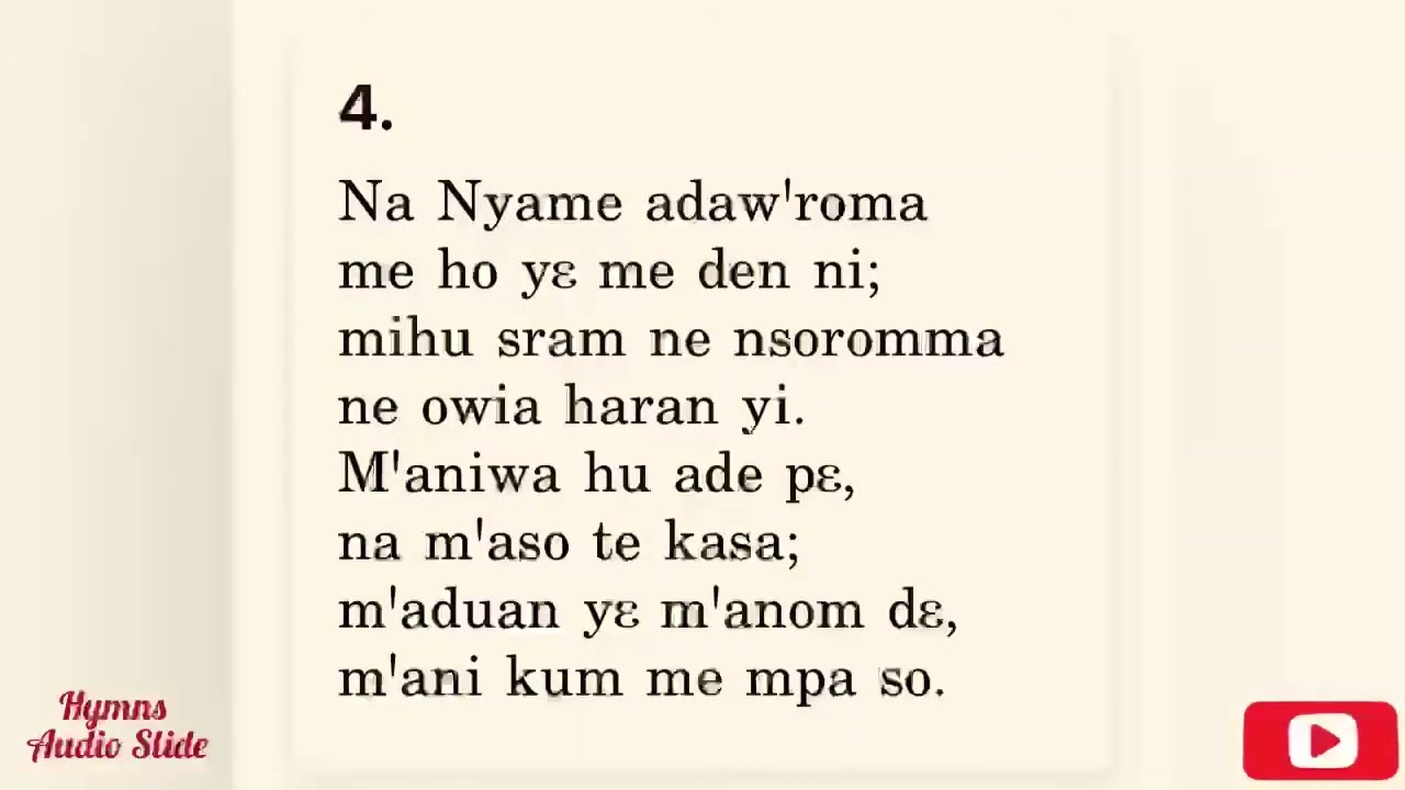 Presby Hymn 660|| Se me ho Ti Yiye a