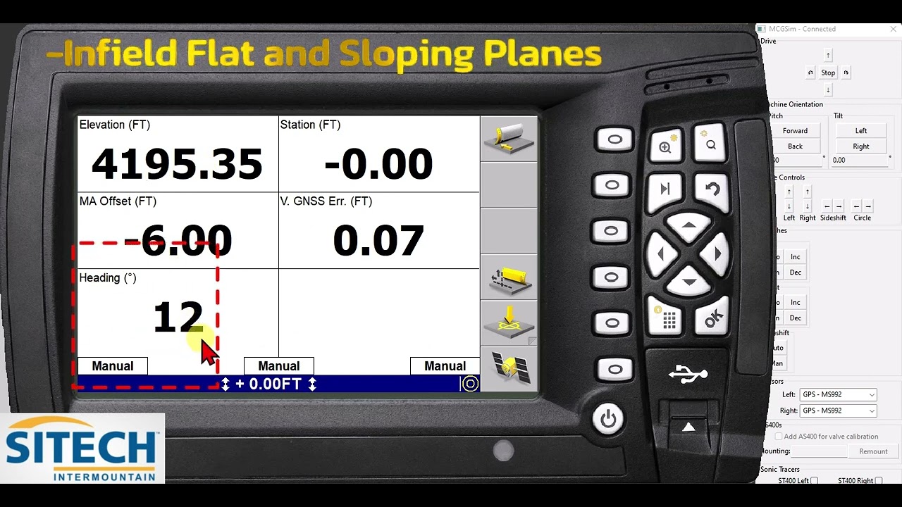 GCS900 Infield Designs  Creating Flat and Sloping Planes