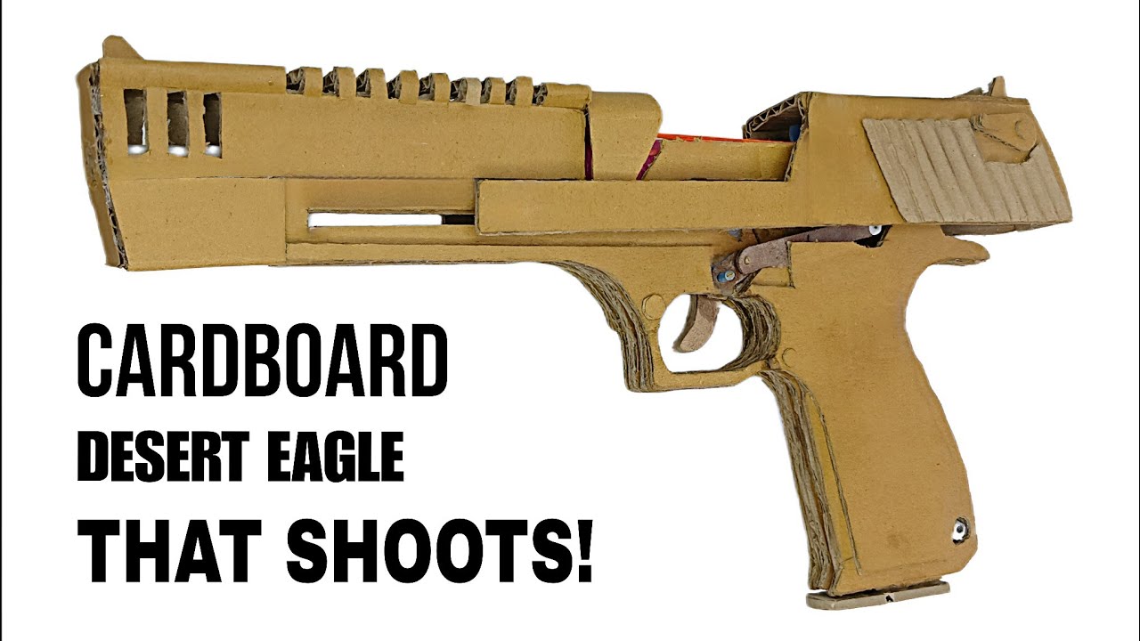 Как сделать пистолет Desert Eagle из картона. Это SH00ts
