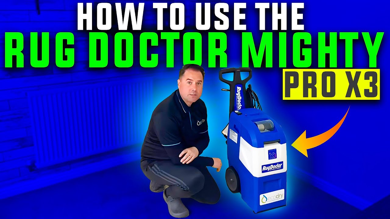 Как пользоваться устройством Rug Doctor Mighty Pro X3