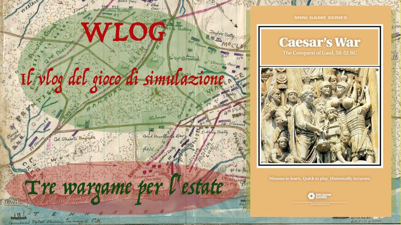 WLOG Tre wargame per l’estate: Caesar’s War