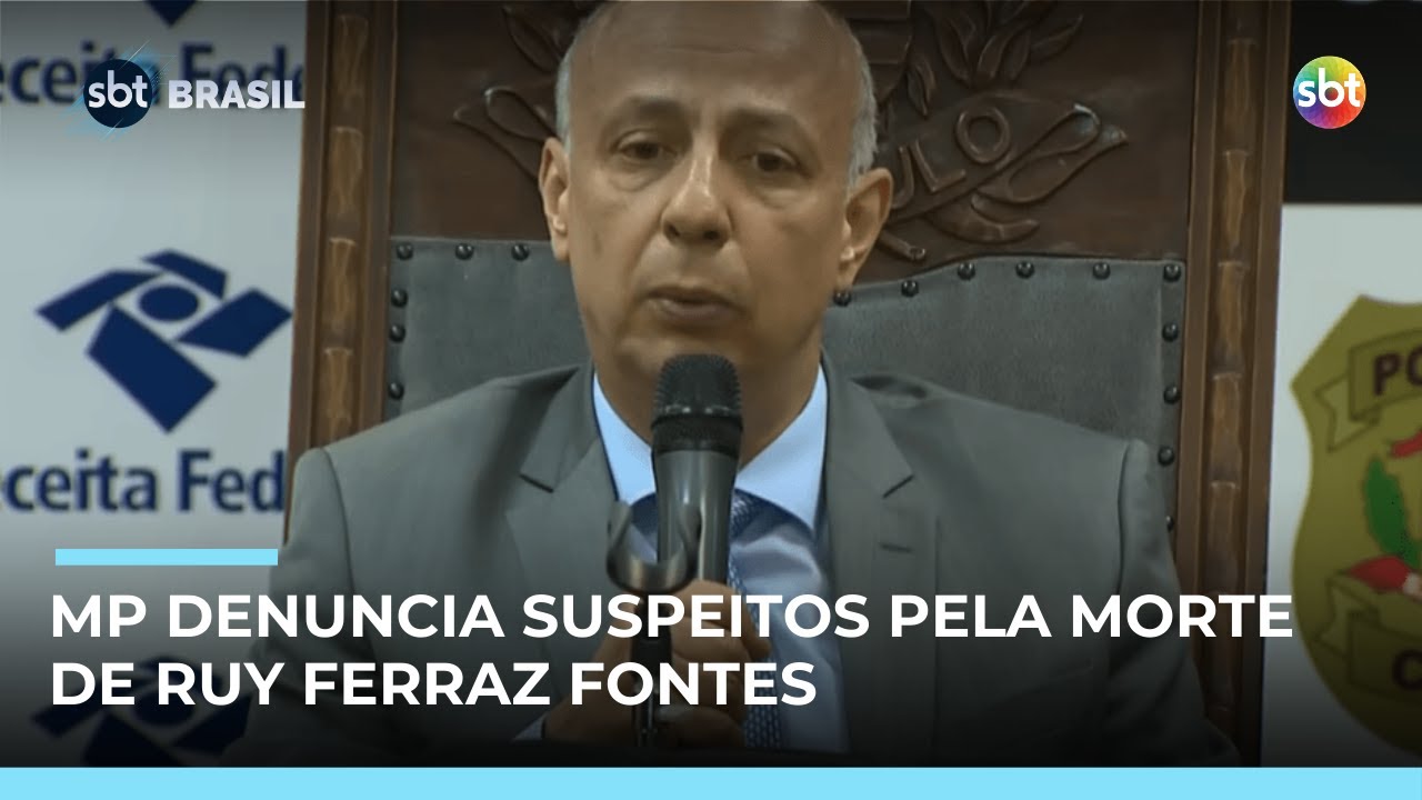 MP denuncia oito suspeitos pela morte do ex-delegado Ruy Ferraz Fontes | #SBTBrasil