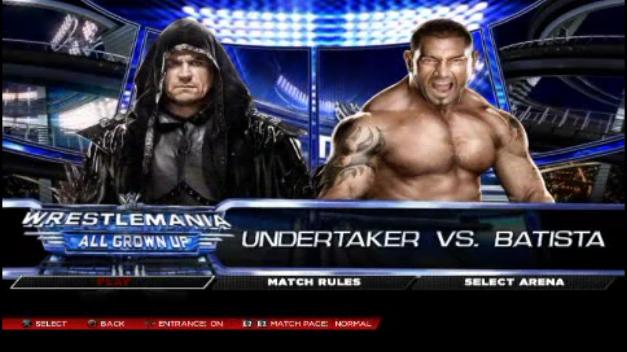 Wwe 2k14:30 Years of Wrestelmania # 29 Batista vs The Undertaker