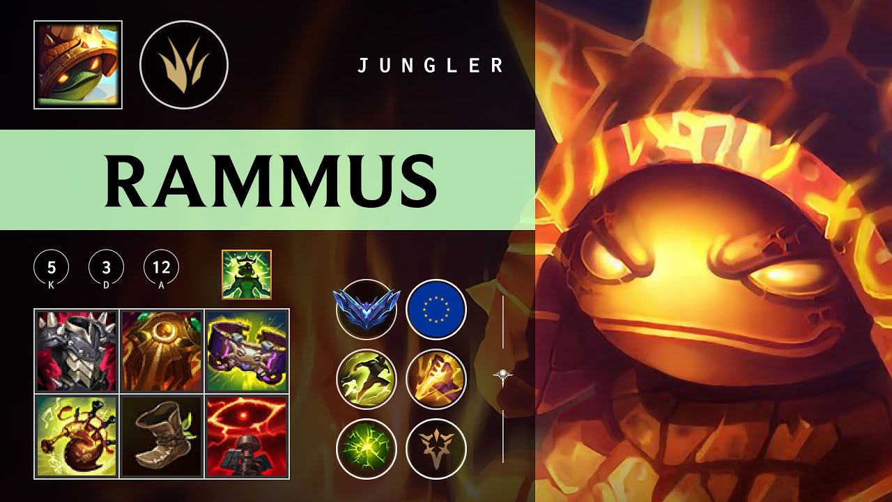 Rammus Jungle vs Qiyana - EUW Diamond Patch 26.01