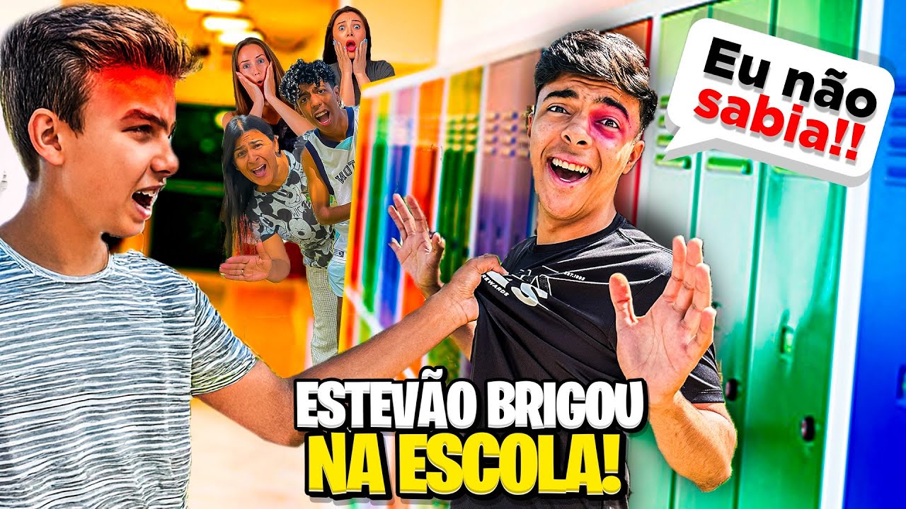 ESTEVÃO APANHOU NA ESCOLA POR CAUSA DA… *olhem o que aconteceu