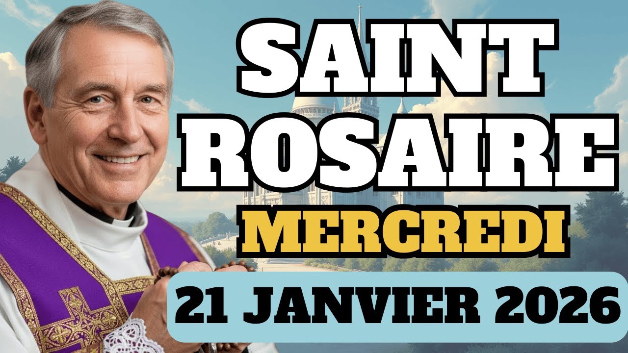📿 Saint Rosaire, 21 Janvier 2026, Mystères Glorieux