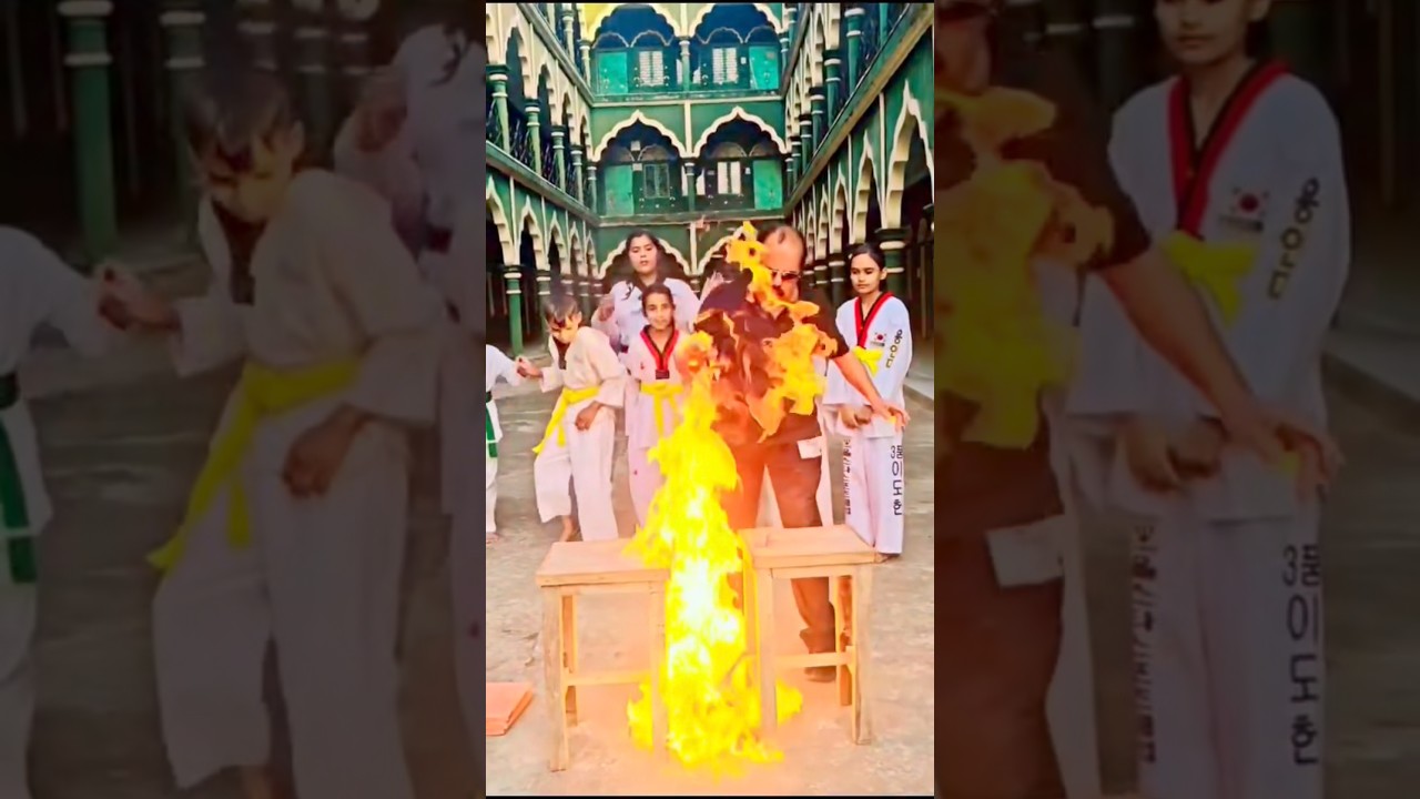 Короткий репортаж из Макдодзё: инструктор по боевым искусствам в Индии чуть несколько раз не подж...