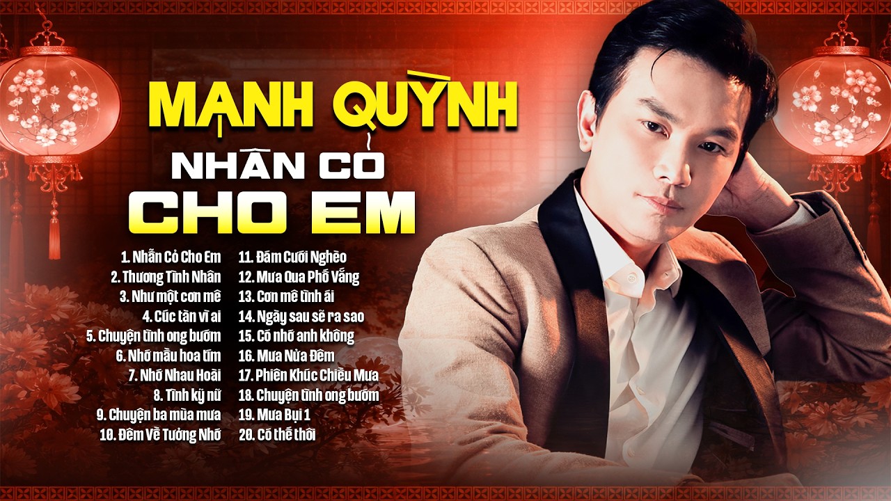 Nhẫn Cỏ Cho Em, Thương Tình Nhân - Mạnh Quỳnh | Giọng Hát Trữ Tình Nghe Cực Cuốn