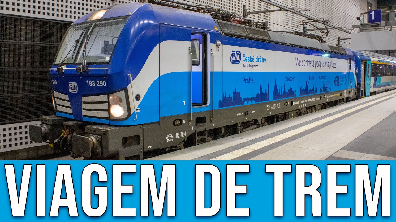 Viajando de Trem Entre Berlim/Alemanha e Praga/Tchéquia