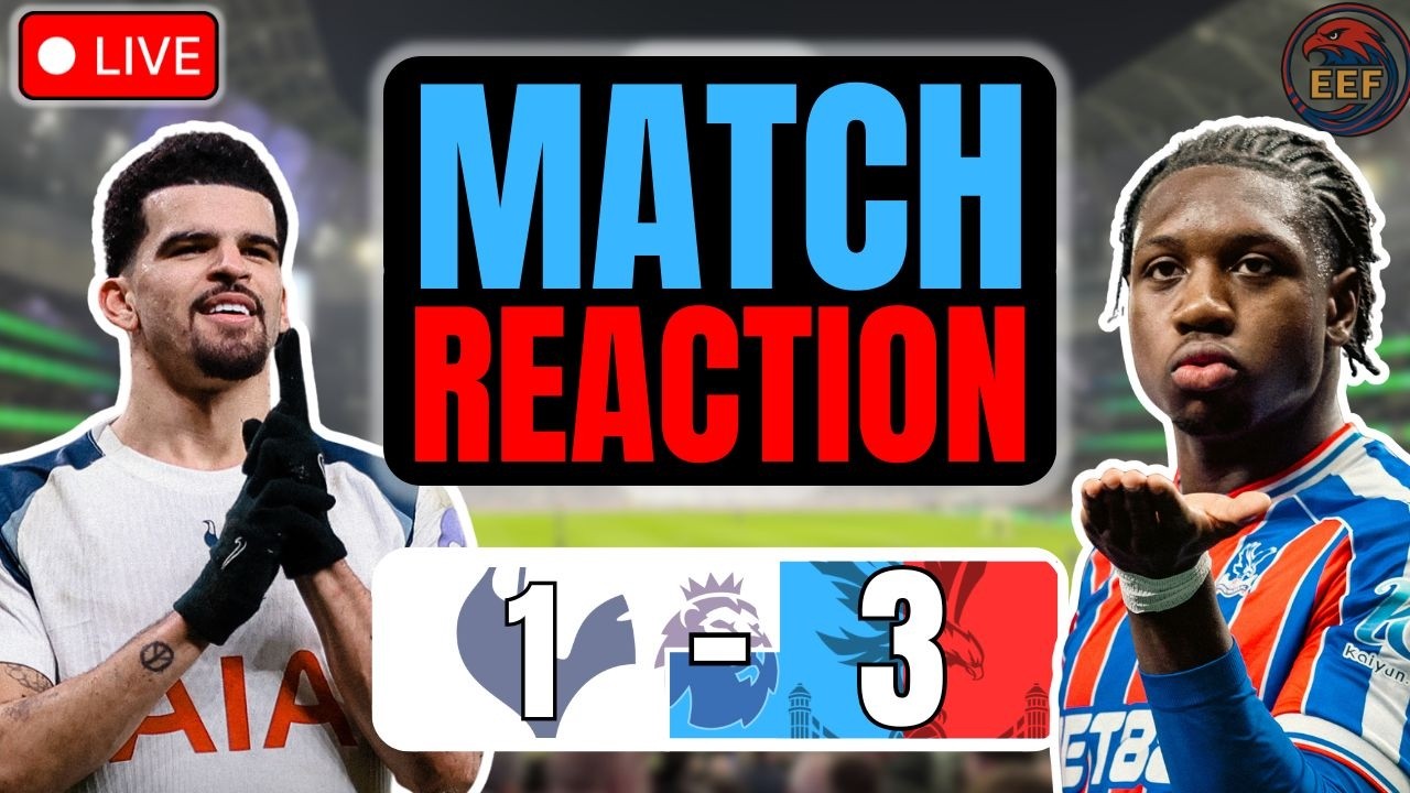 SPURS MATCH REACTION #cpfc  #crystalpalace  #thfc  #spurs  #premierleague