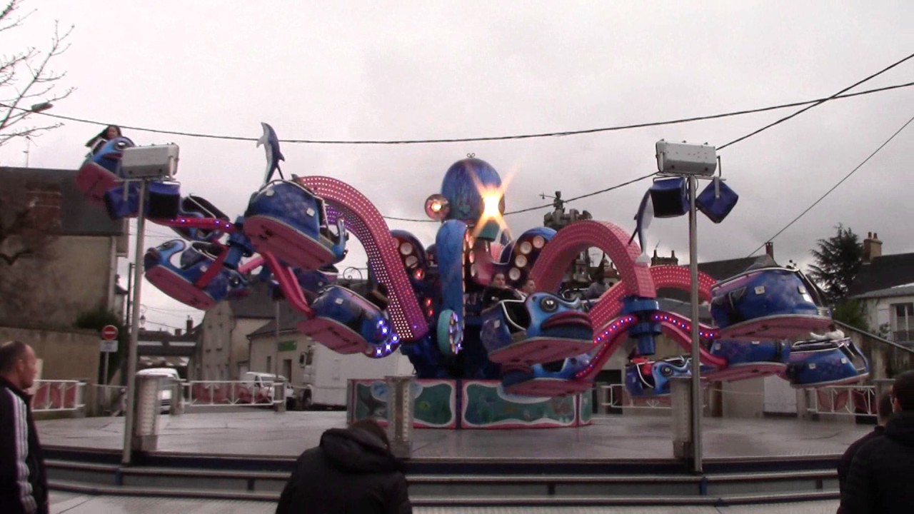 Manège La Pieuvre - Fête Foraine de Jargeau 2017