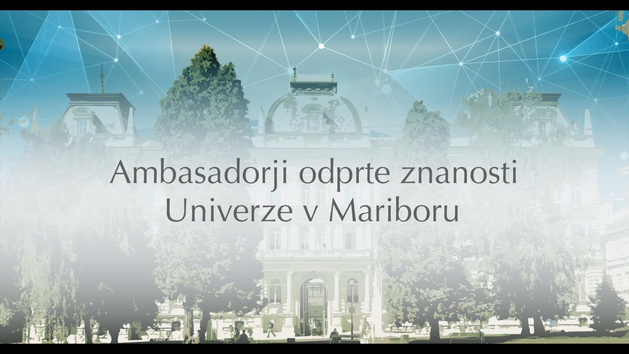 Ambasadorji odprte znanosti Univerze v Mariboru