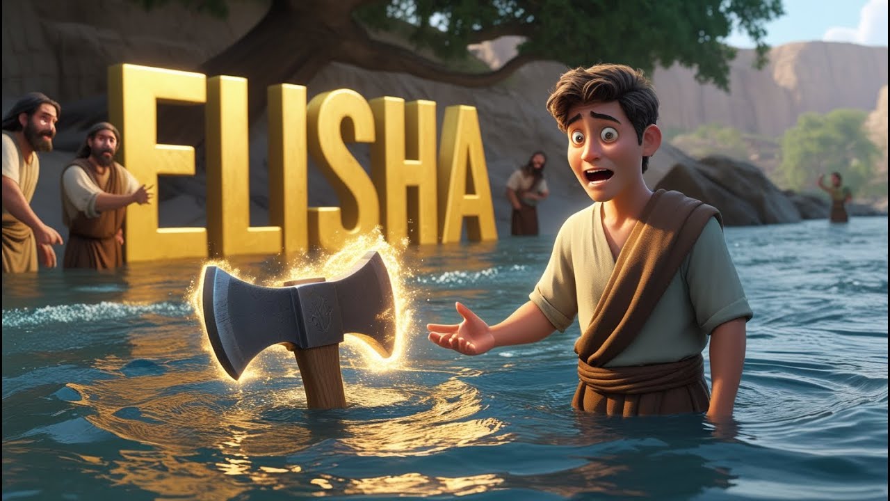 Elisha Made the Axe Head Float | Bible Story for Kids
