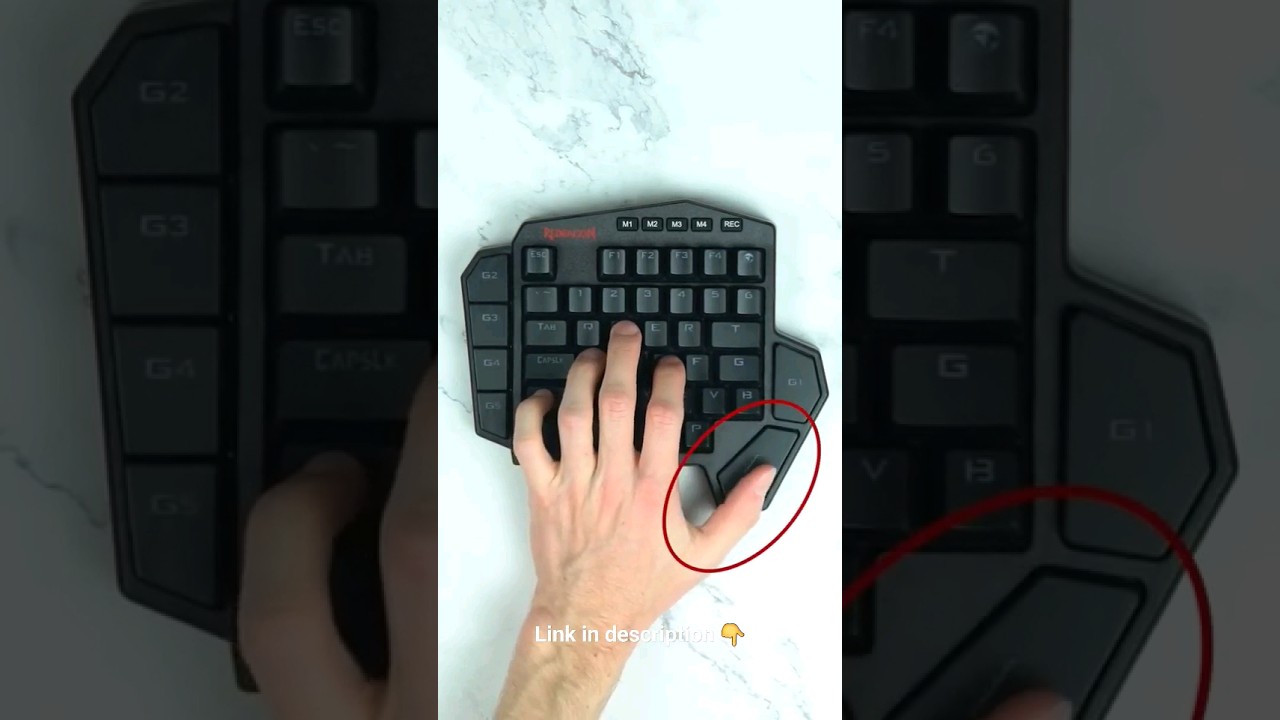 redragon K585 DITI One-Handed RGB Mechanical Gaming Keyboard 