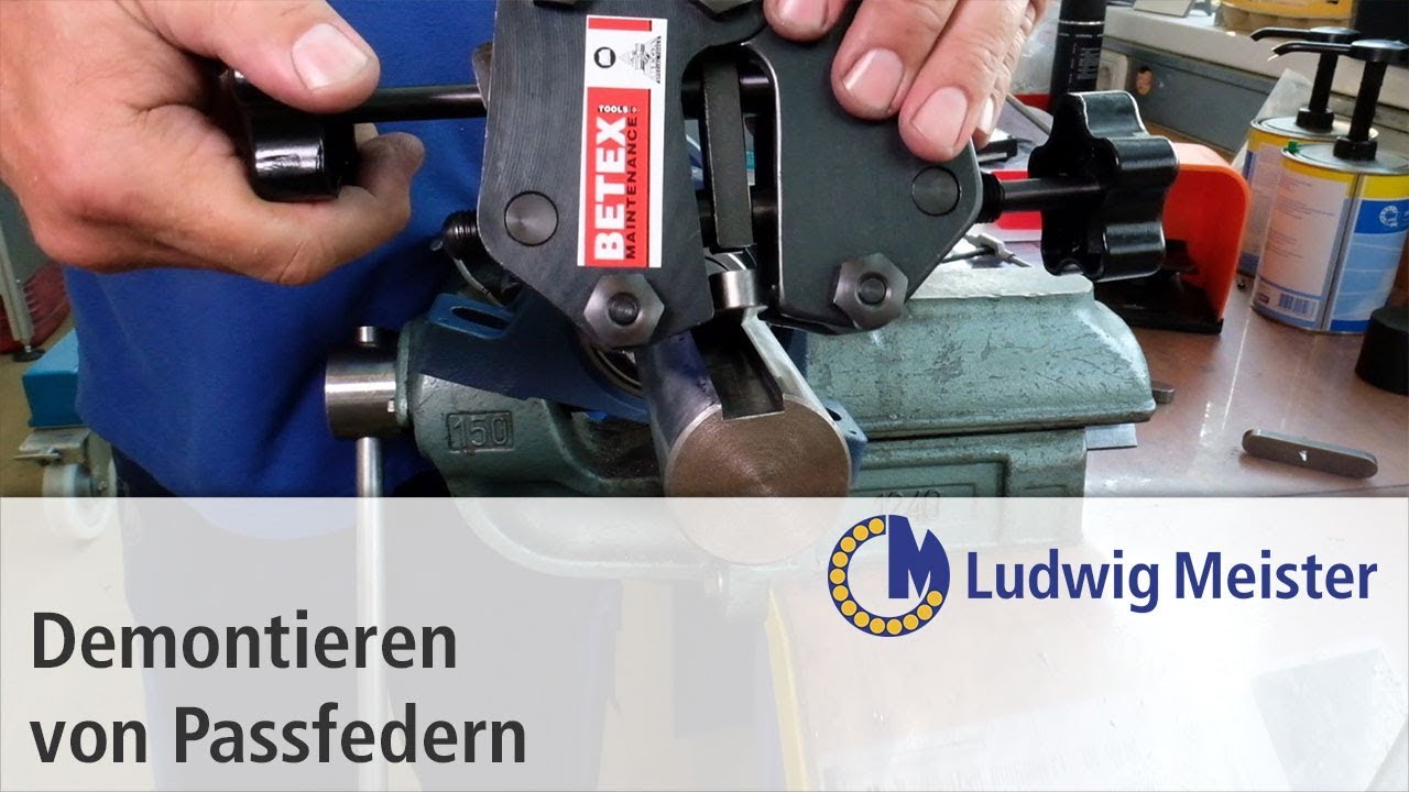 LM Demontieren von Passfedern
