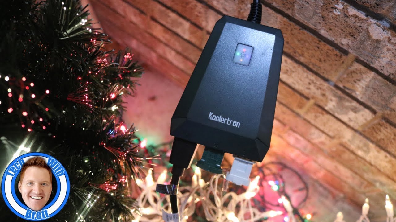 Turn On Your Christmas Lights the Easy Way! Koolertron Smart Outdoor Plug for Alexa and Google Home