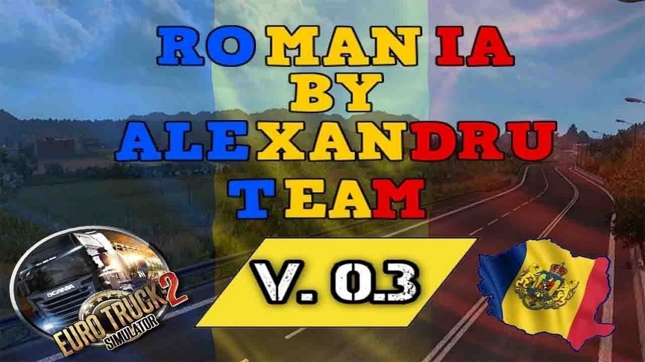 ROMANIA MAP BY ALEXANDRU TEAM - NEW  CAREER  EP.1 🚚 Euro Truck Simulator 2