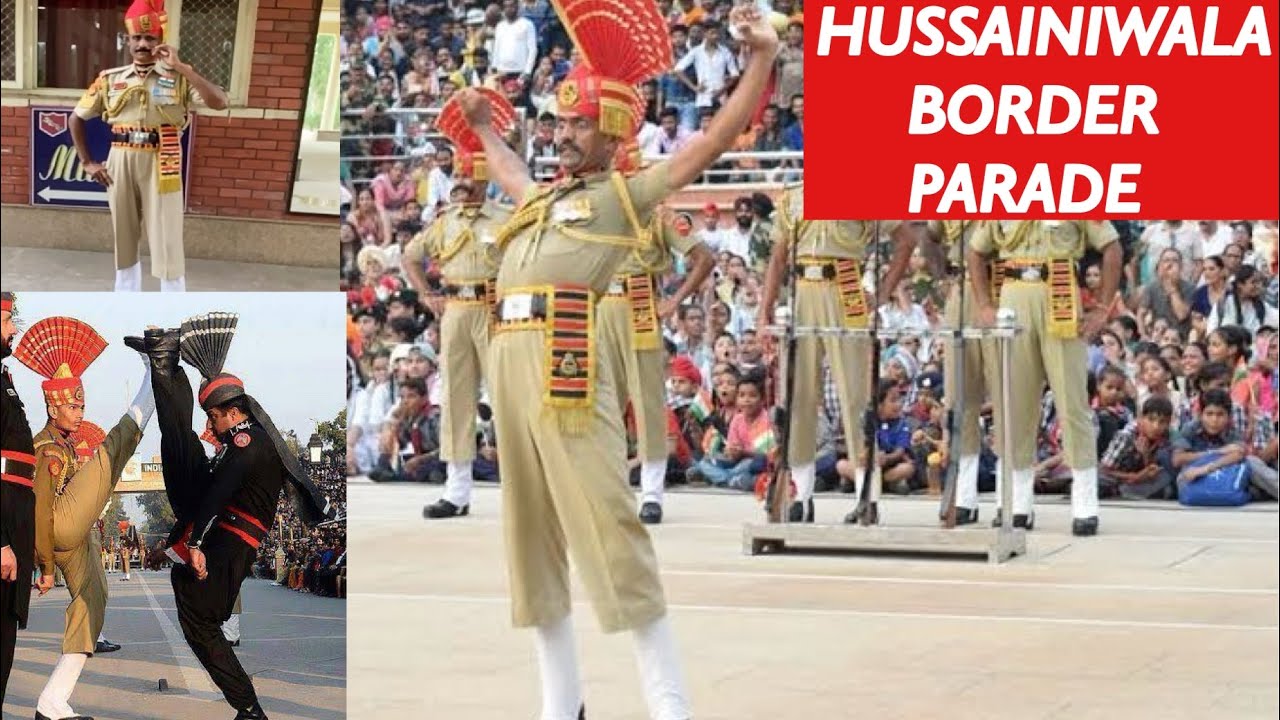 HUSSAINIWALA BORDER PARADE BETWEEN INDIA & PAKISTAN 