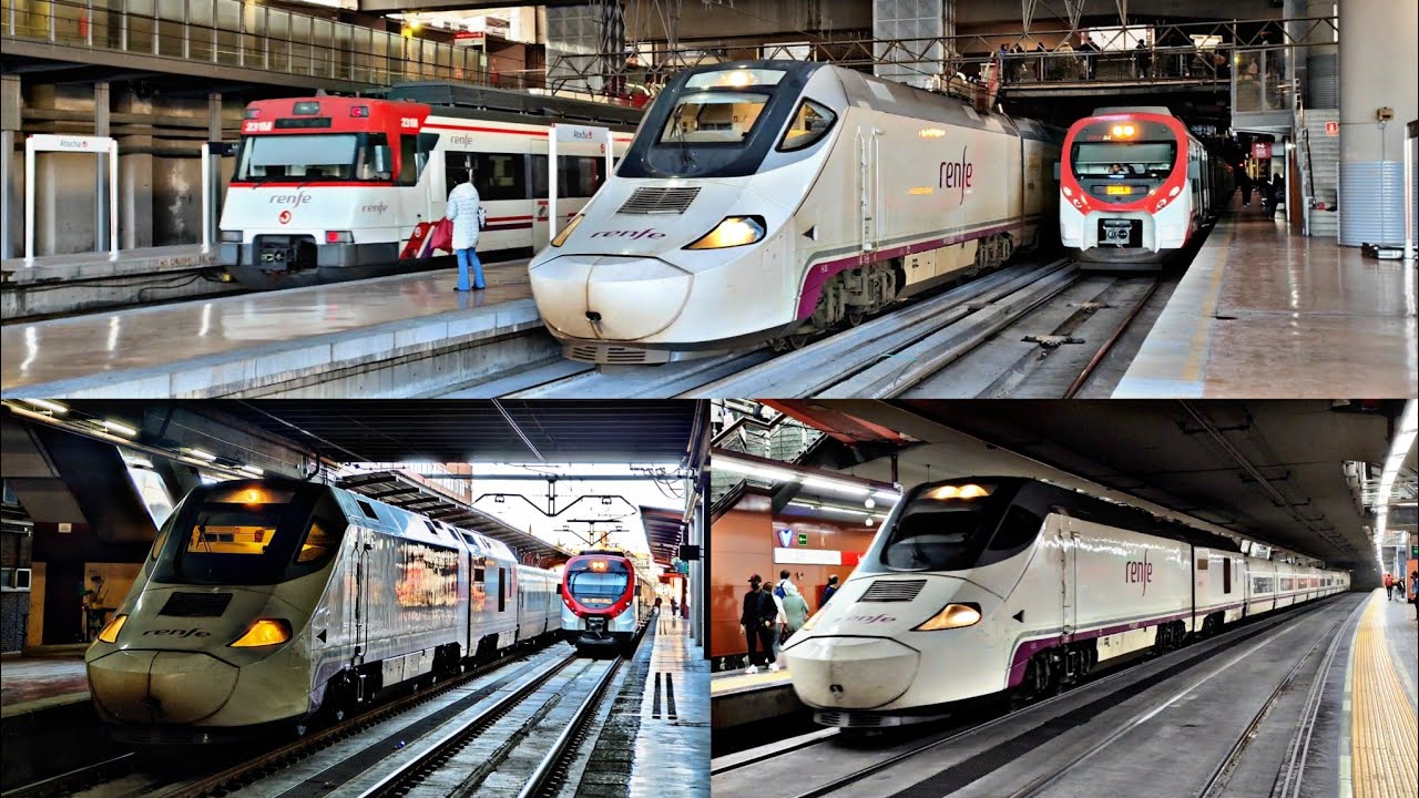 Tren Renfe Alvia 730 en Chamartin  Sol y Atocha + Trenes turísticos y viajeros RENFE / TRAINSPOTTING