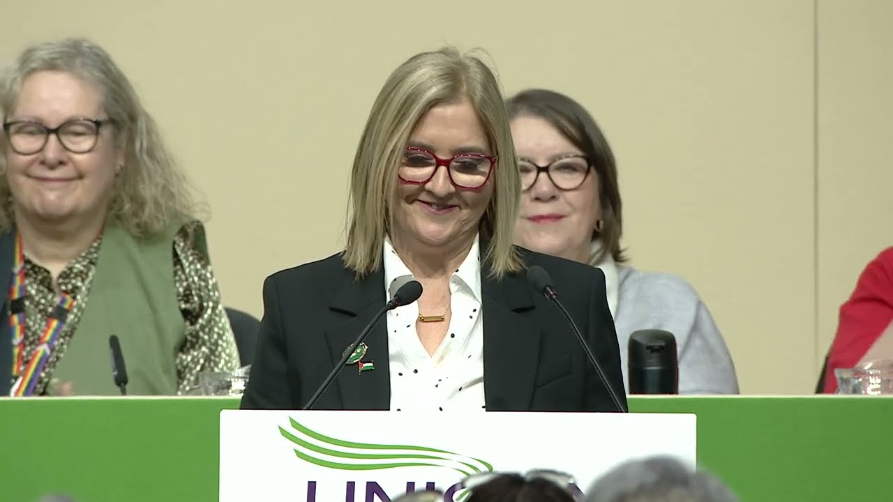 UNISON President Catherine McKenna addresses women’s conference #unwc26